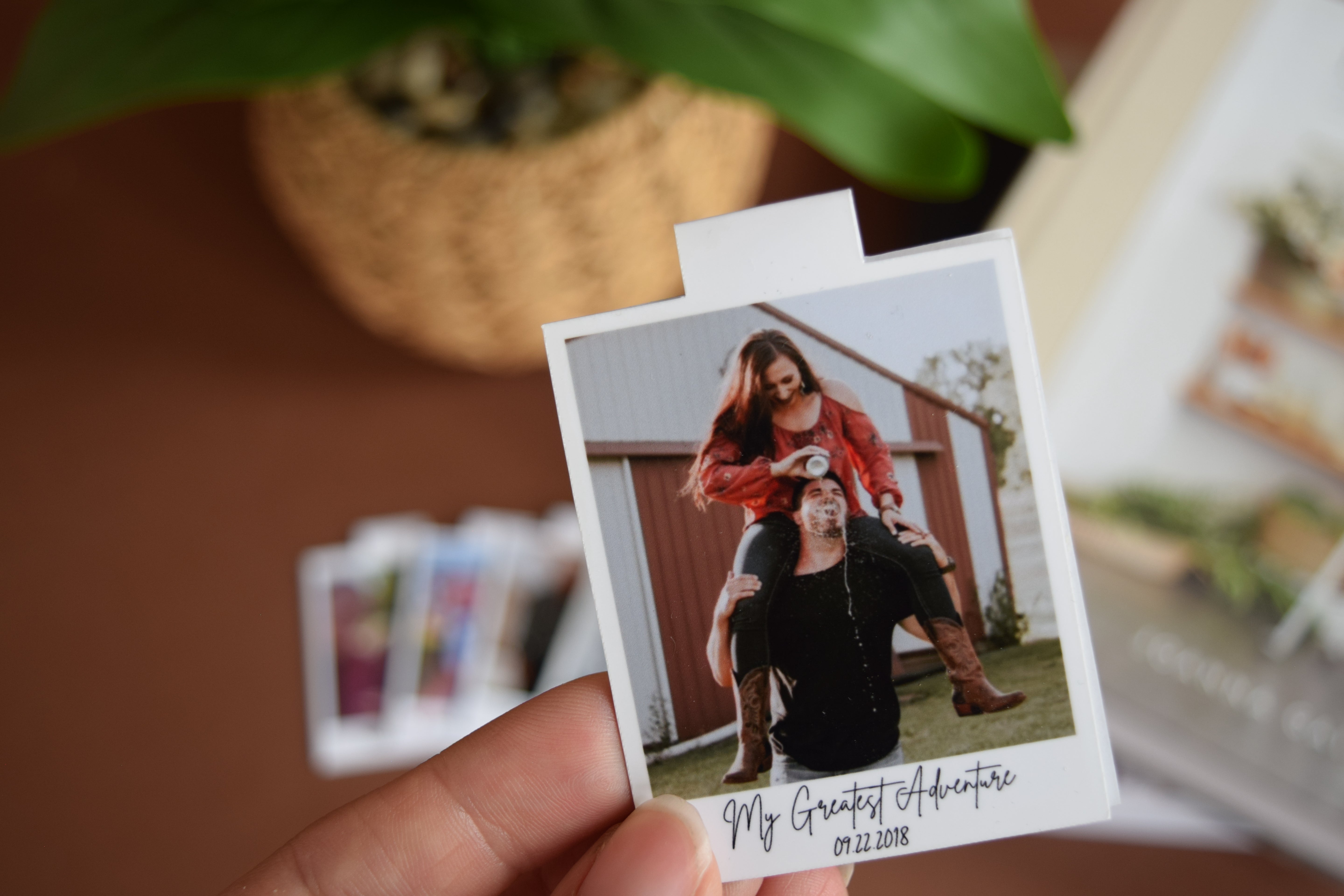 Custom Magnetic Photo Bookmark | Personalized Retro Soft Close Bookmark
