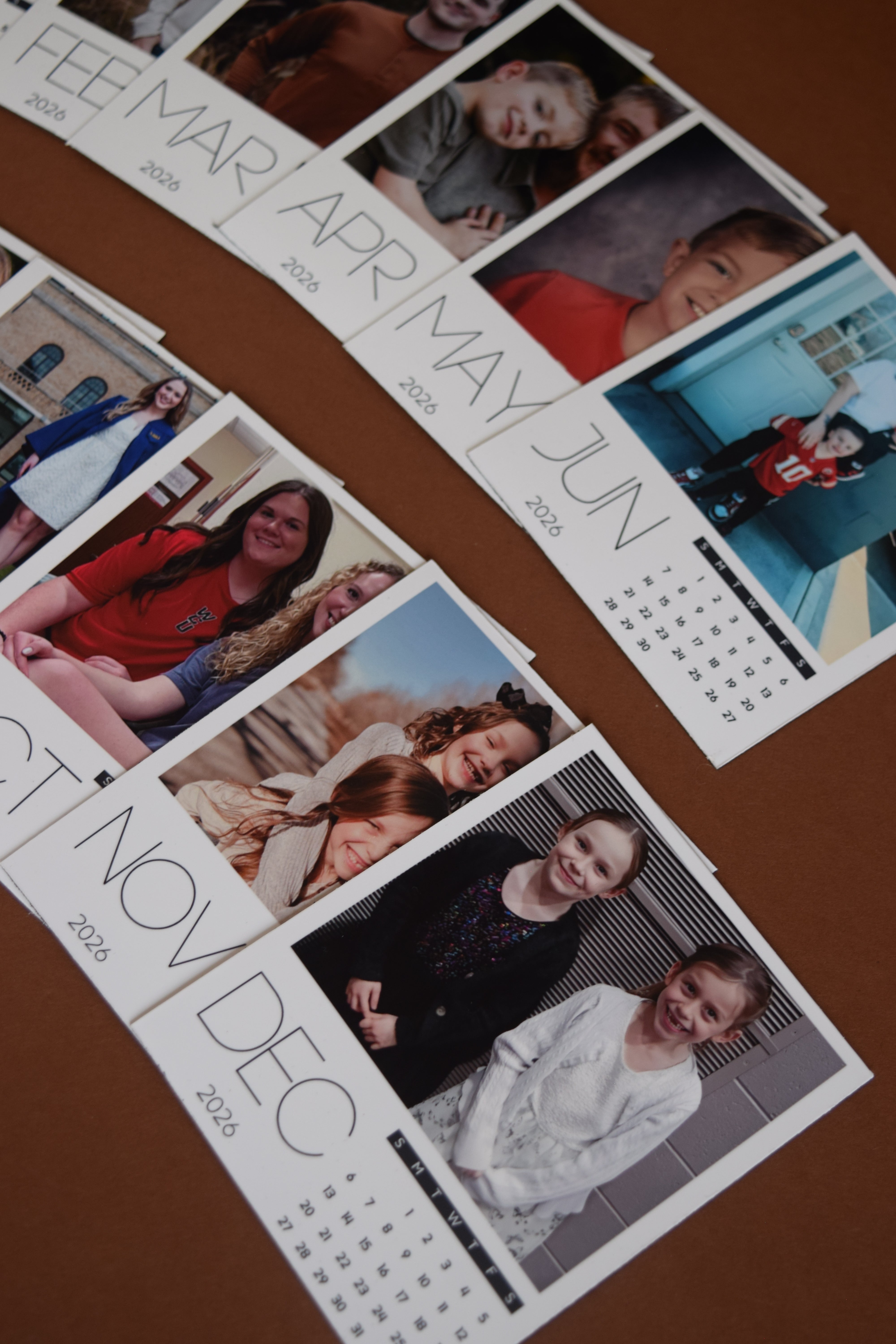 Custom Calendar Magnets | Classic, Geometric & Modern Styles | Personalized Photo Calendar Magnets