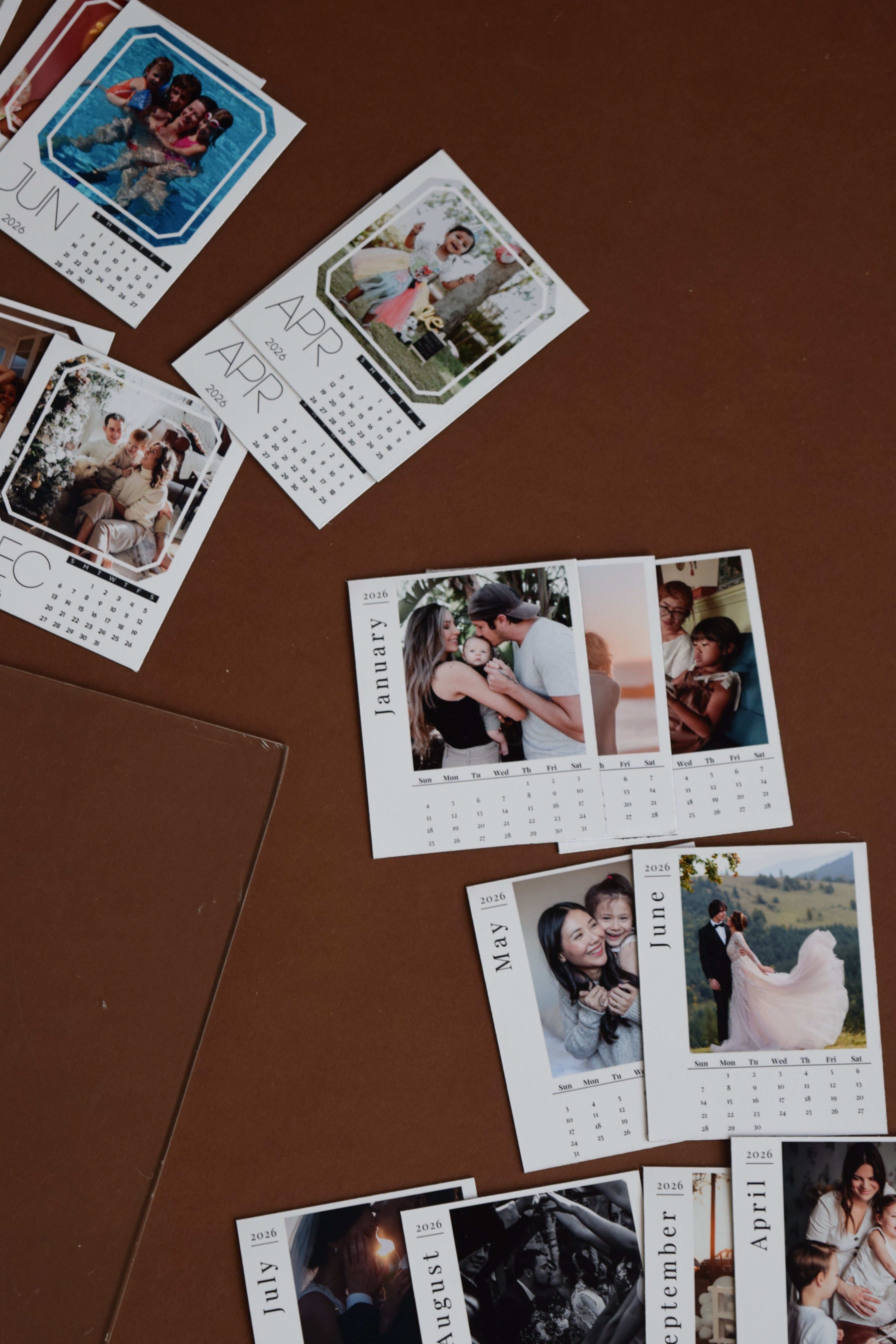 Custom Calendar Magnets | Classic, Geometric & Modern Styles | Personalized Photo Calendar Magnets