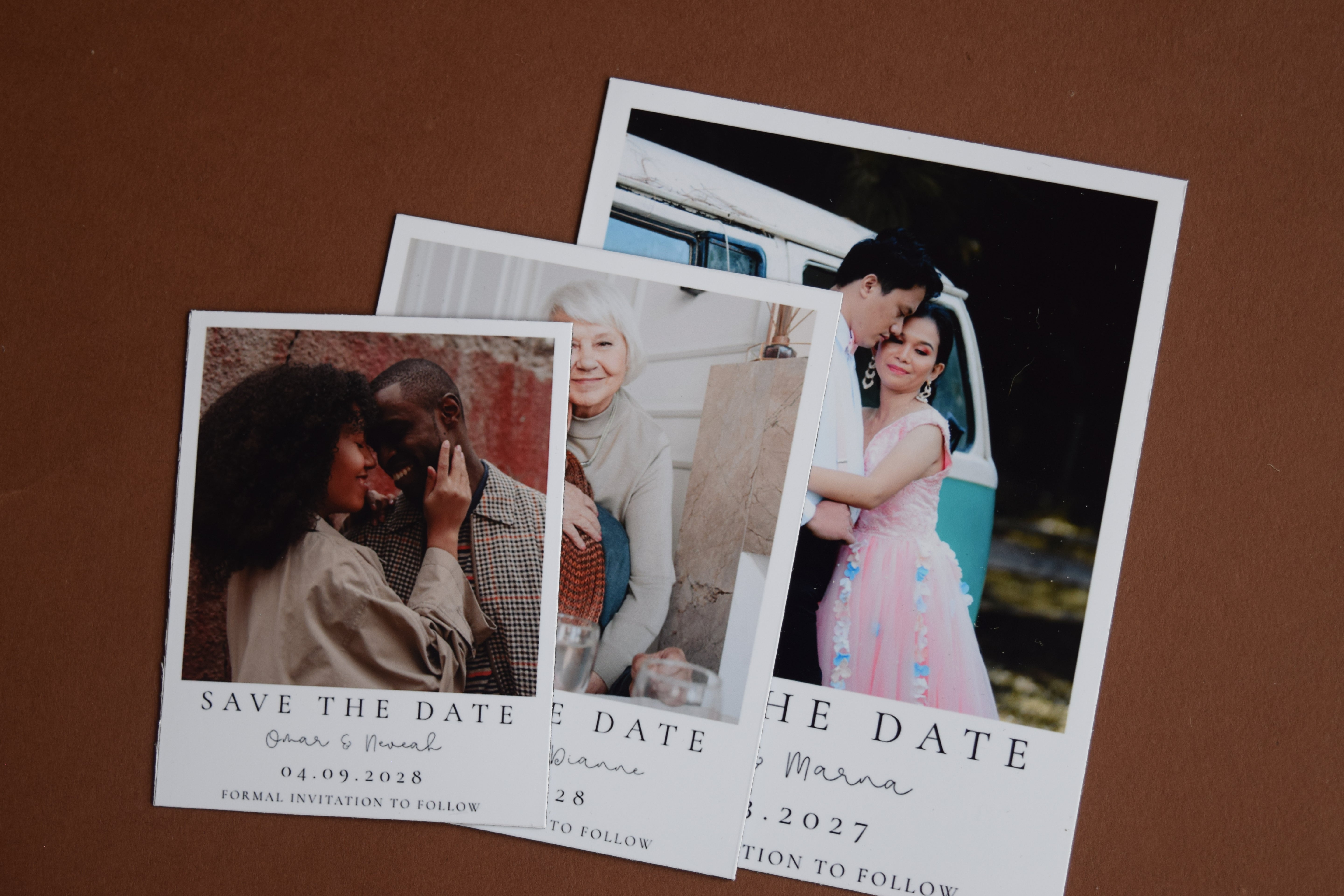 Save the Date Magnets | Custom Retro Photo Wedding Magnets | Classic, Arch & Modern Styles