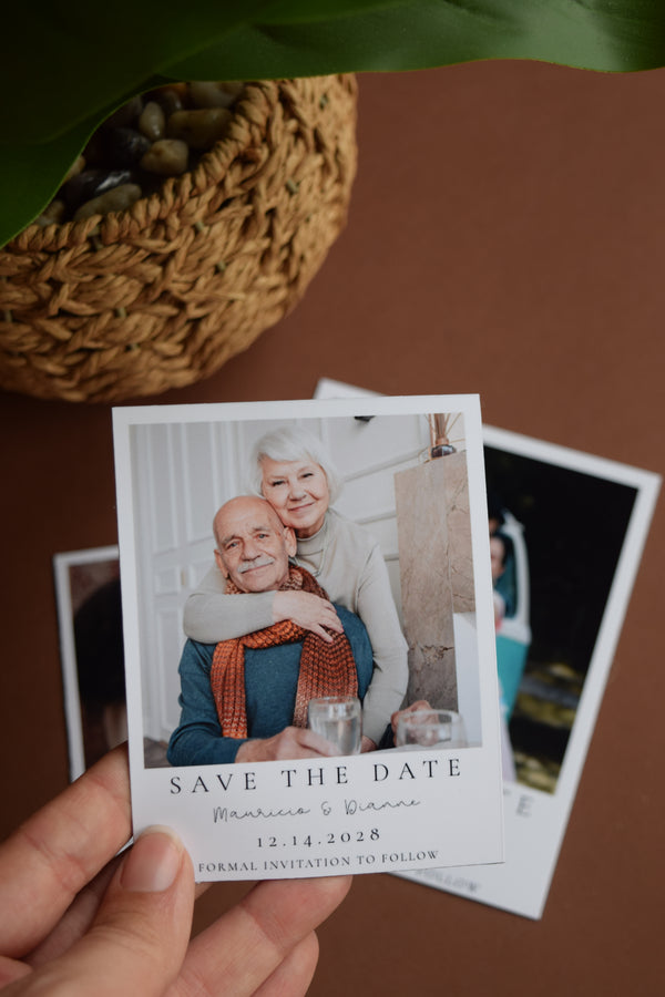 Save the Date Magnets | Custom Retro Photo Wedding Magnets | Classic, Arch & Modern Styles