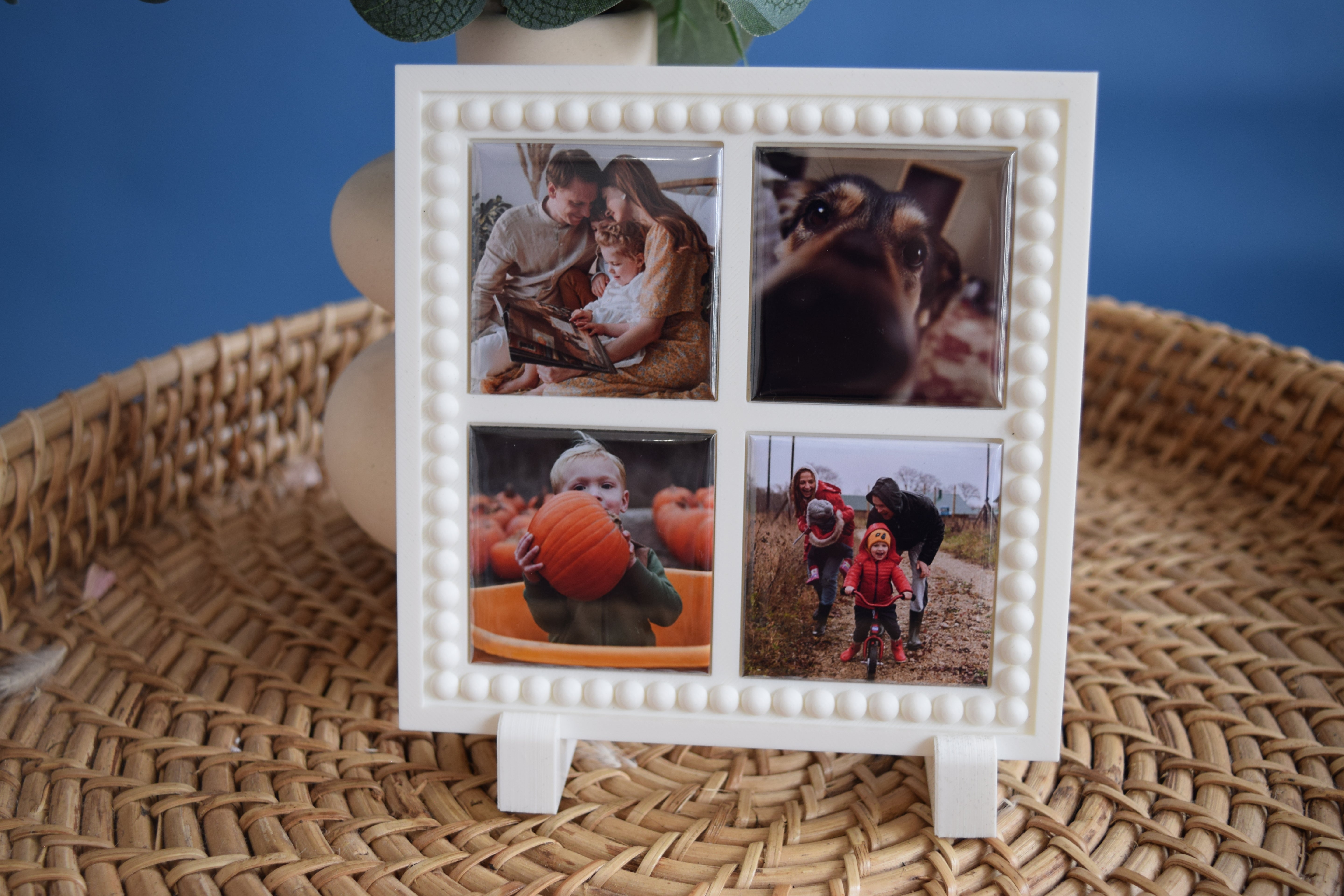 Magnetic Photo Frame Bundle | 3D Printed Display Frame + Custom Mylar Photo Magnets | Starter, Classic, Display & Gallery Sets
