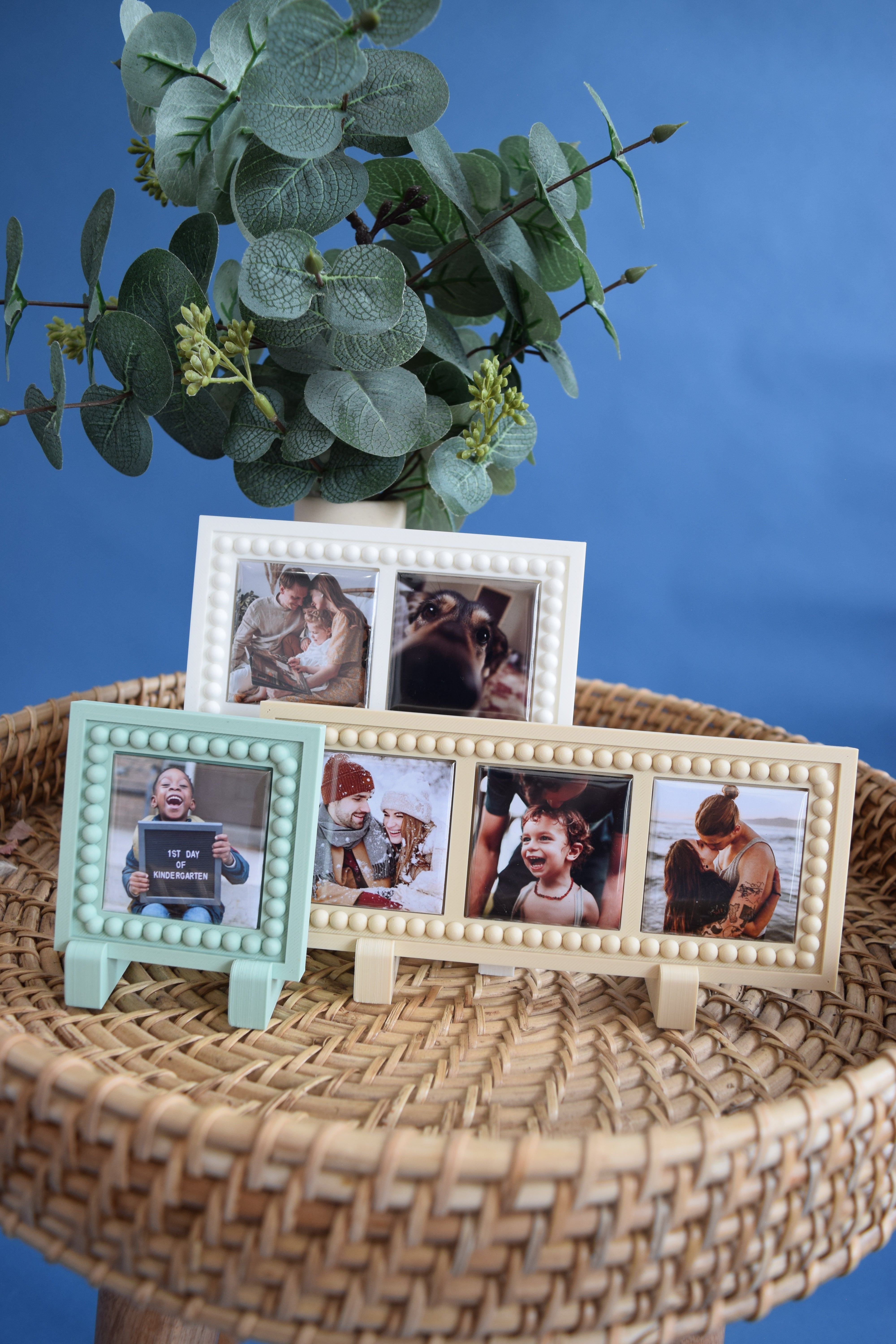 Magnetic Photo Frame Bundle | 3D Printed Display Frame + Custom Mylar Photo Magnets | Starter, Classic, Display & Gallery Sets