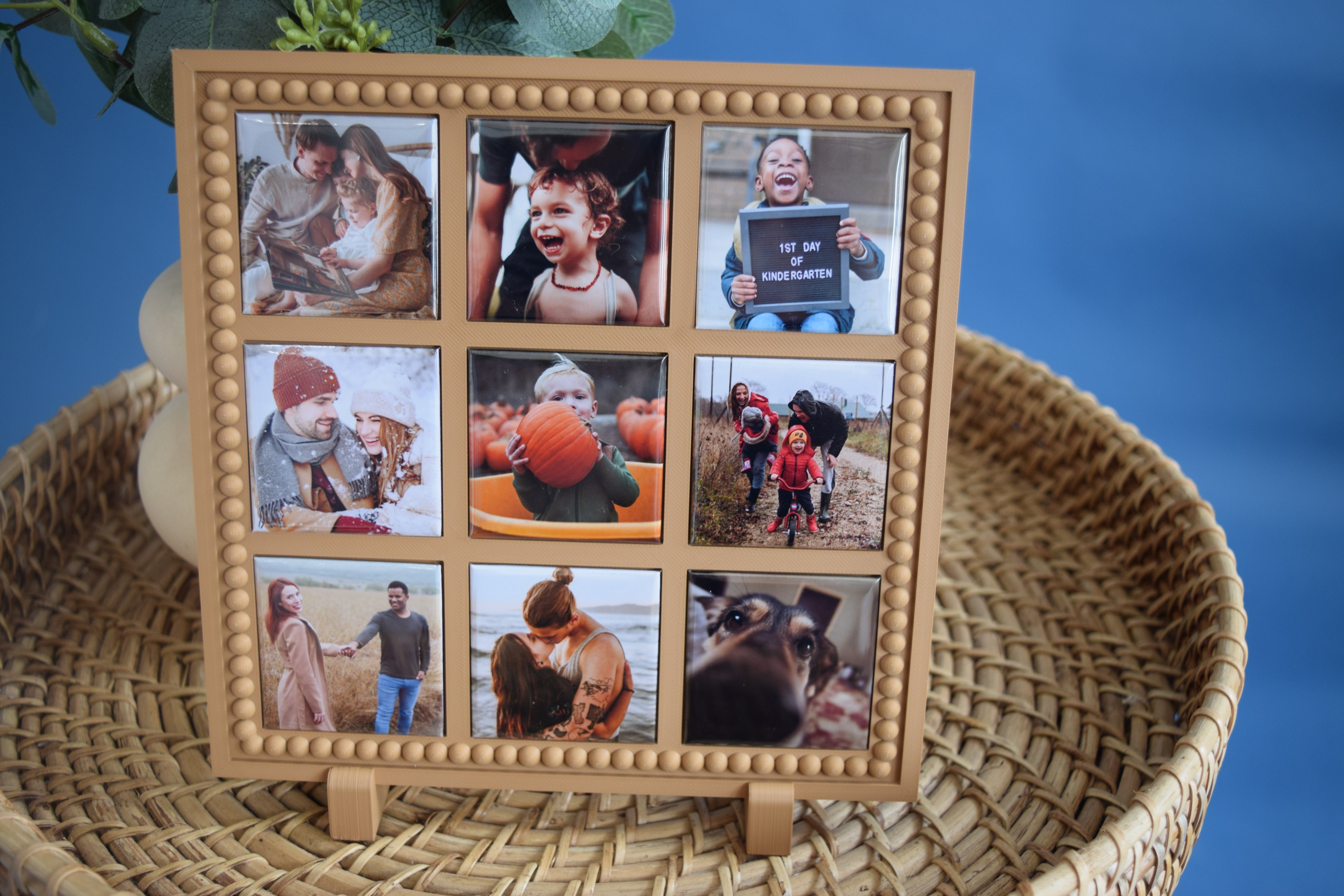 Magnetic Photo Frame Bundle | 3D Printed Display Frame + Custom Mylar Photo Magnets | Starter, Classic, Display & Gallery Sets
