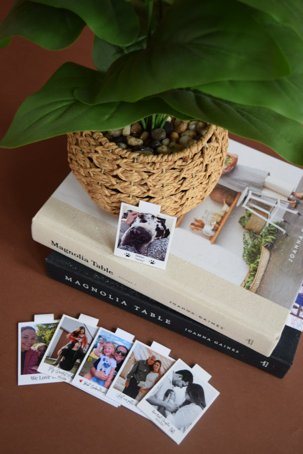 Custom Magnetic Photo Bookmark | Personalized Retro Soft Close Bookmark