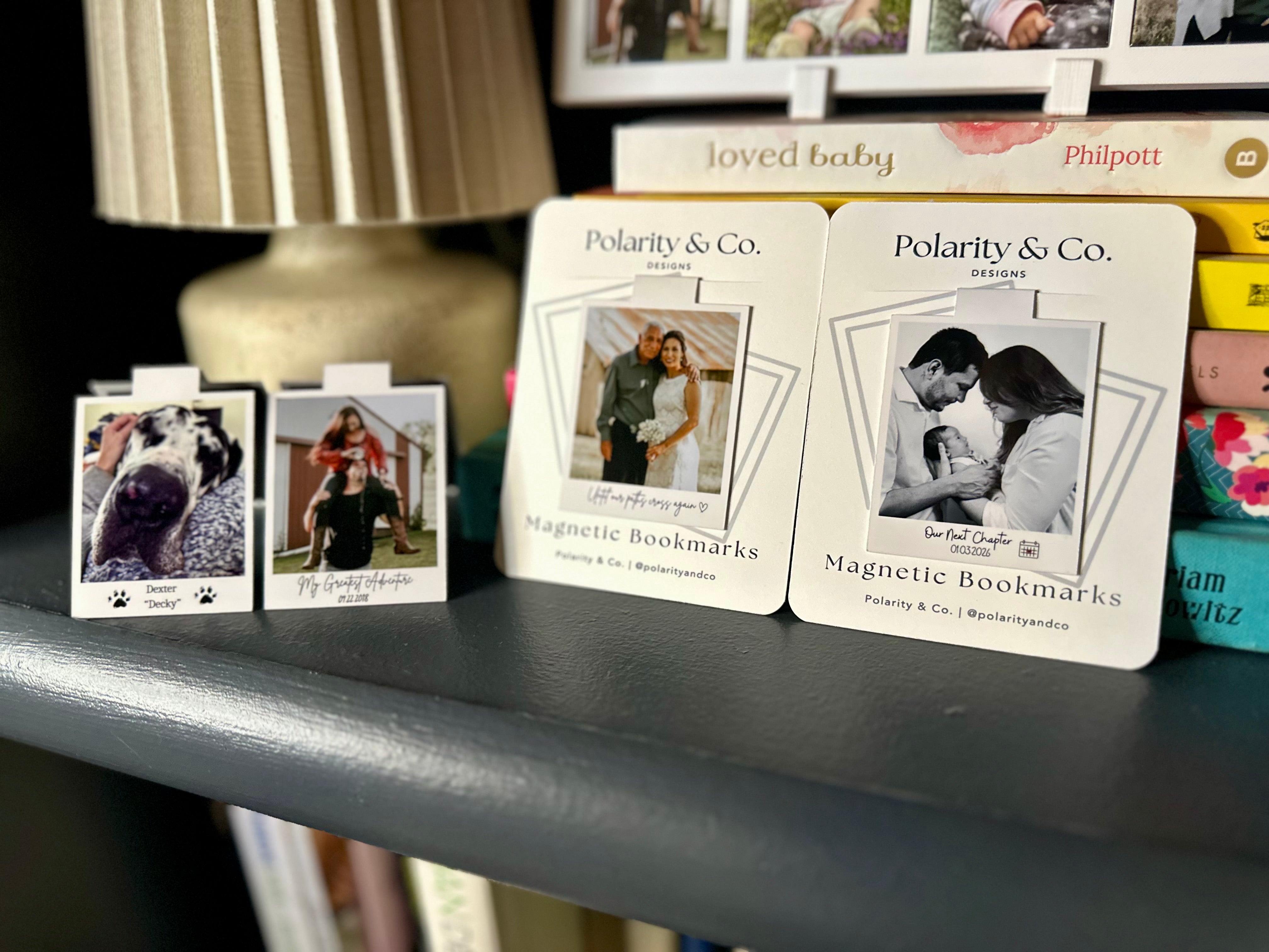 Custom Retro Magnetic Photo Bookmark