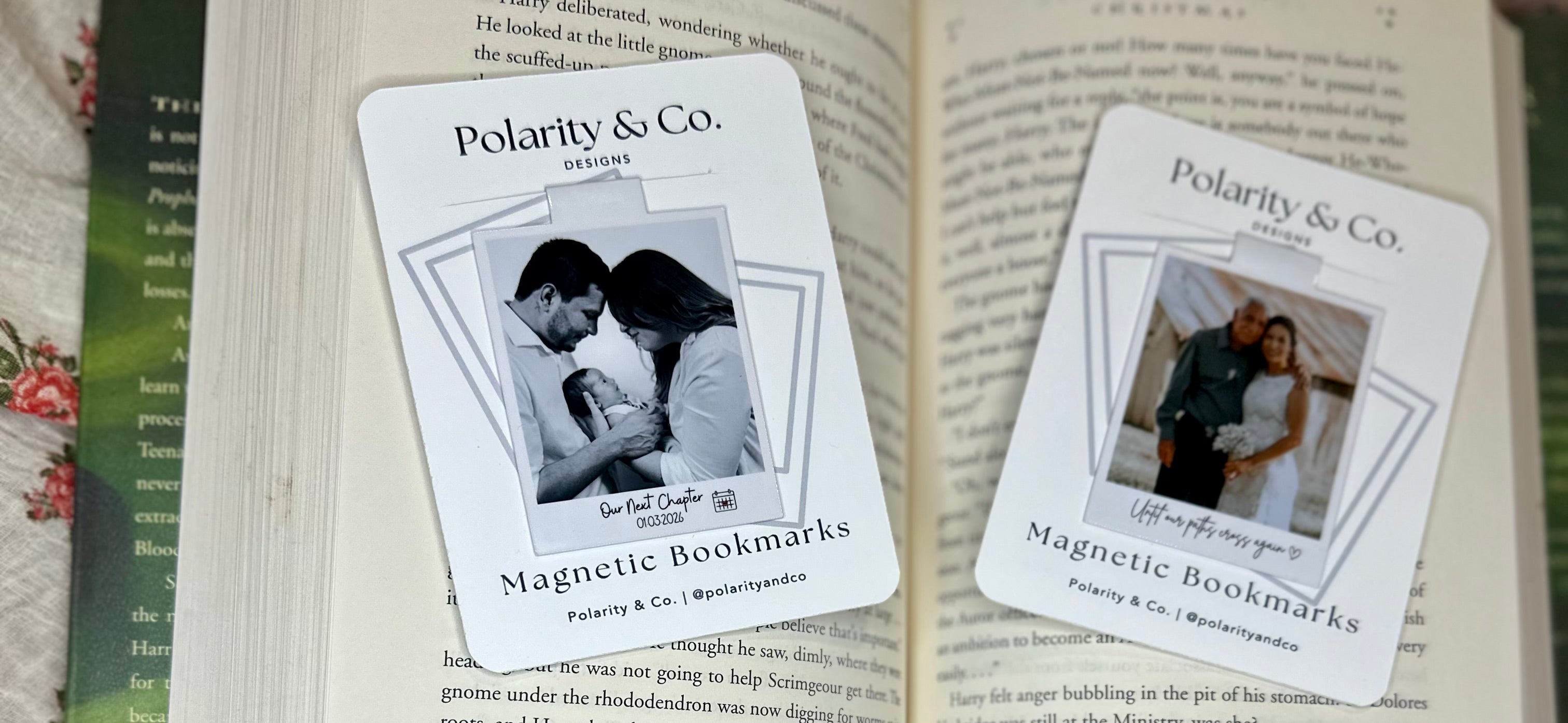 Custom Retro Magnetic Photo Bookmark