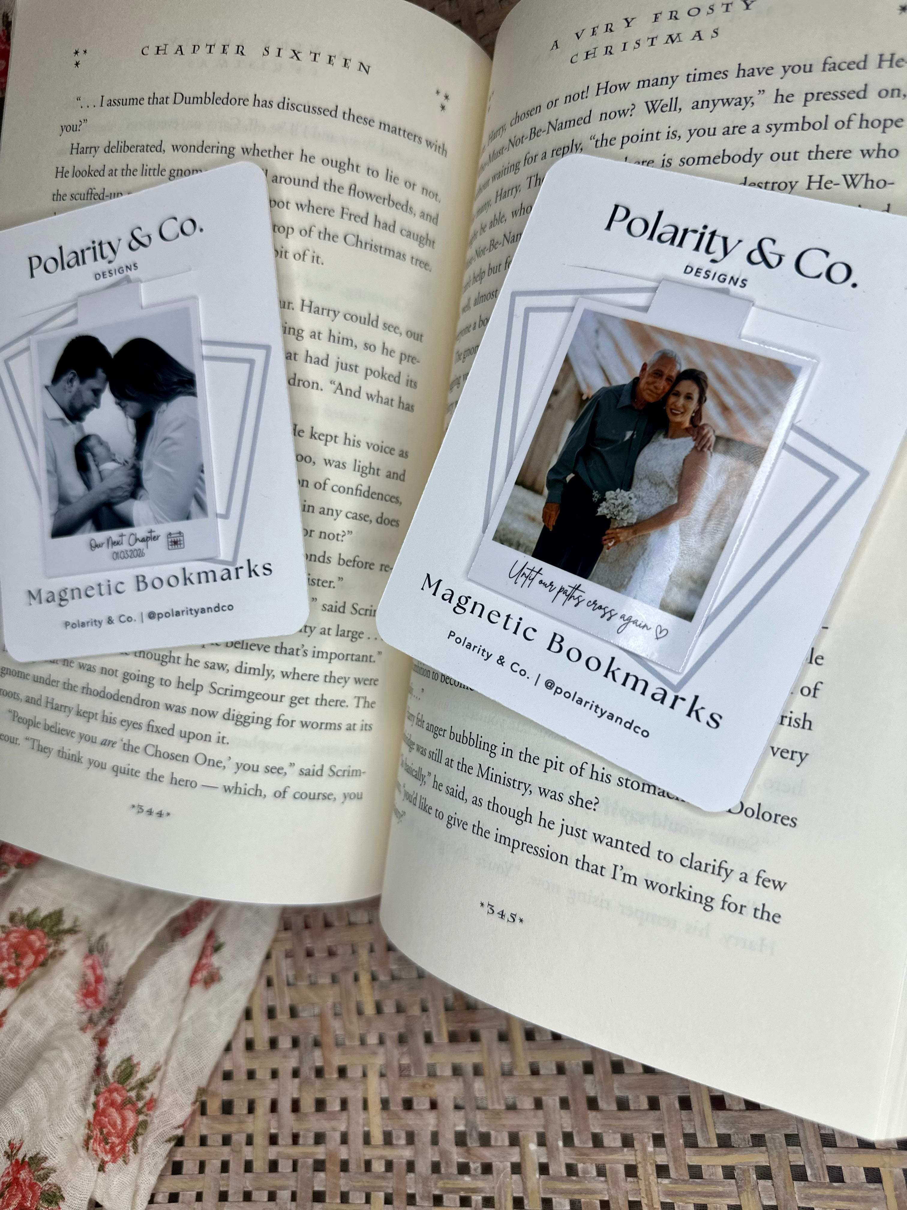 Custom Retro Magnetic Photo Bookmark