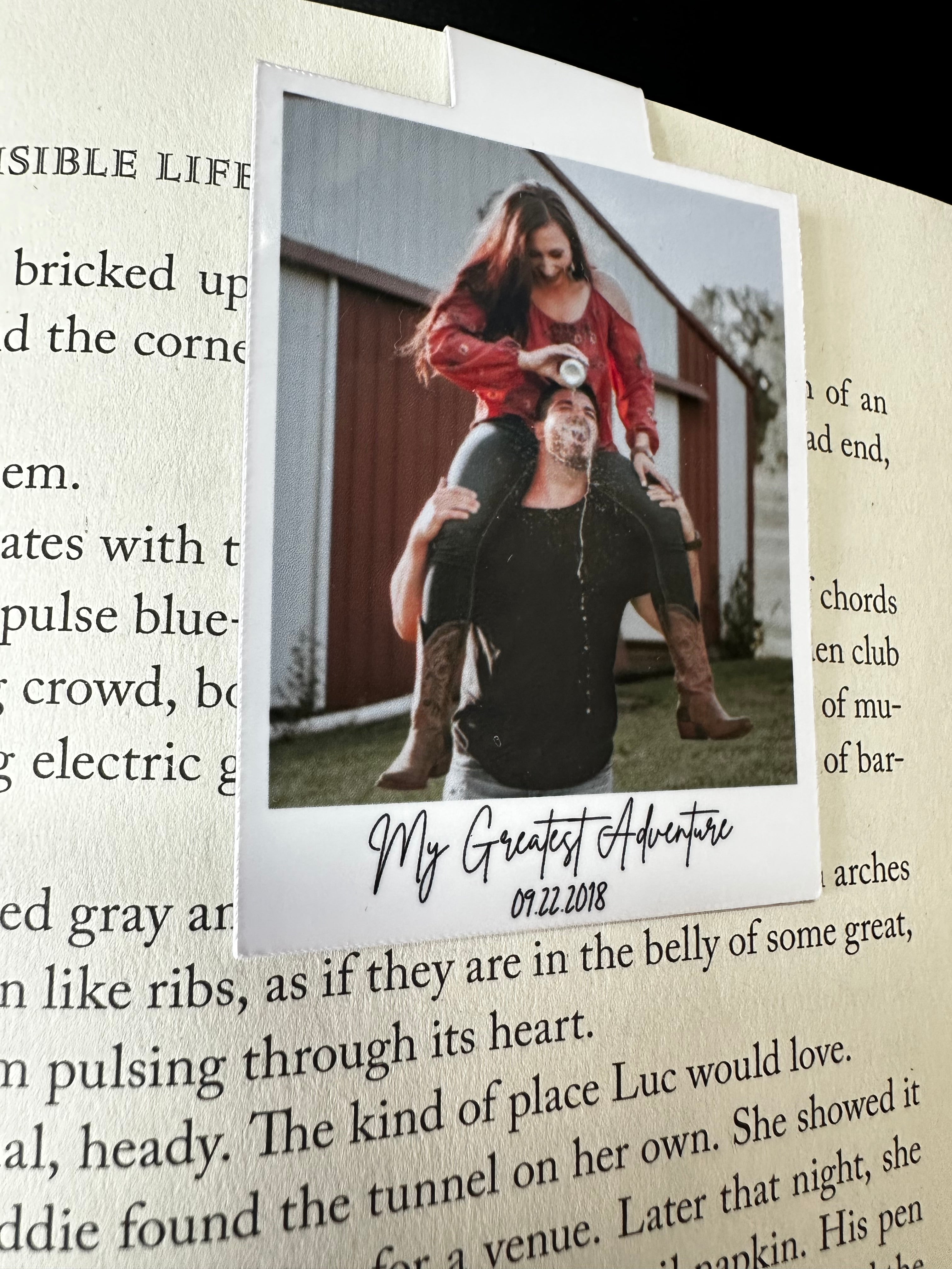 Custom Retro Magnetic Photo Bookmark
