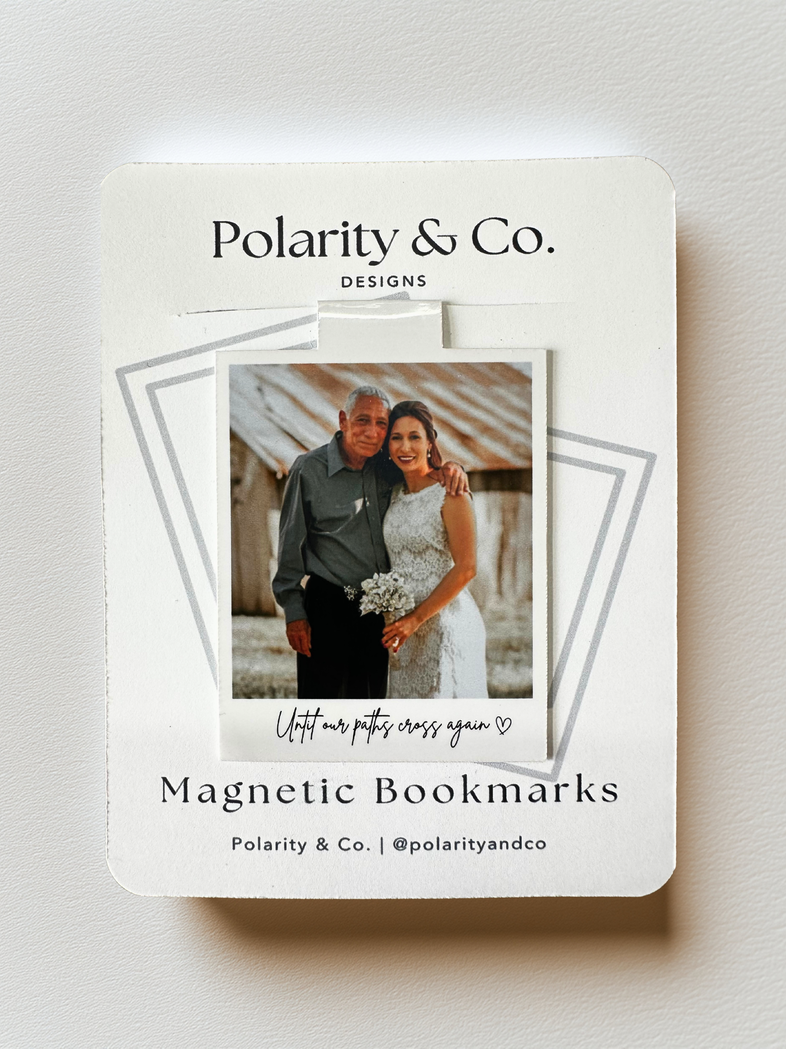 Custom Retro Magnetic Photo Bookmark